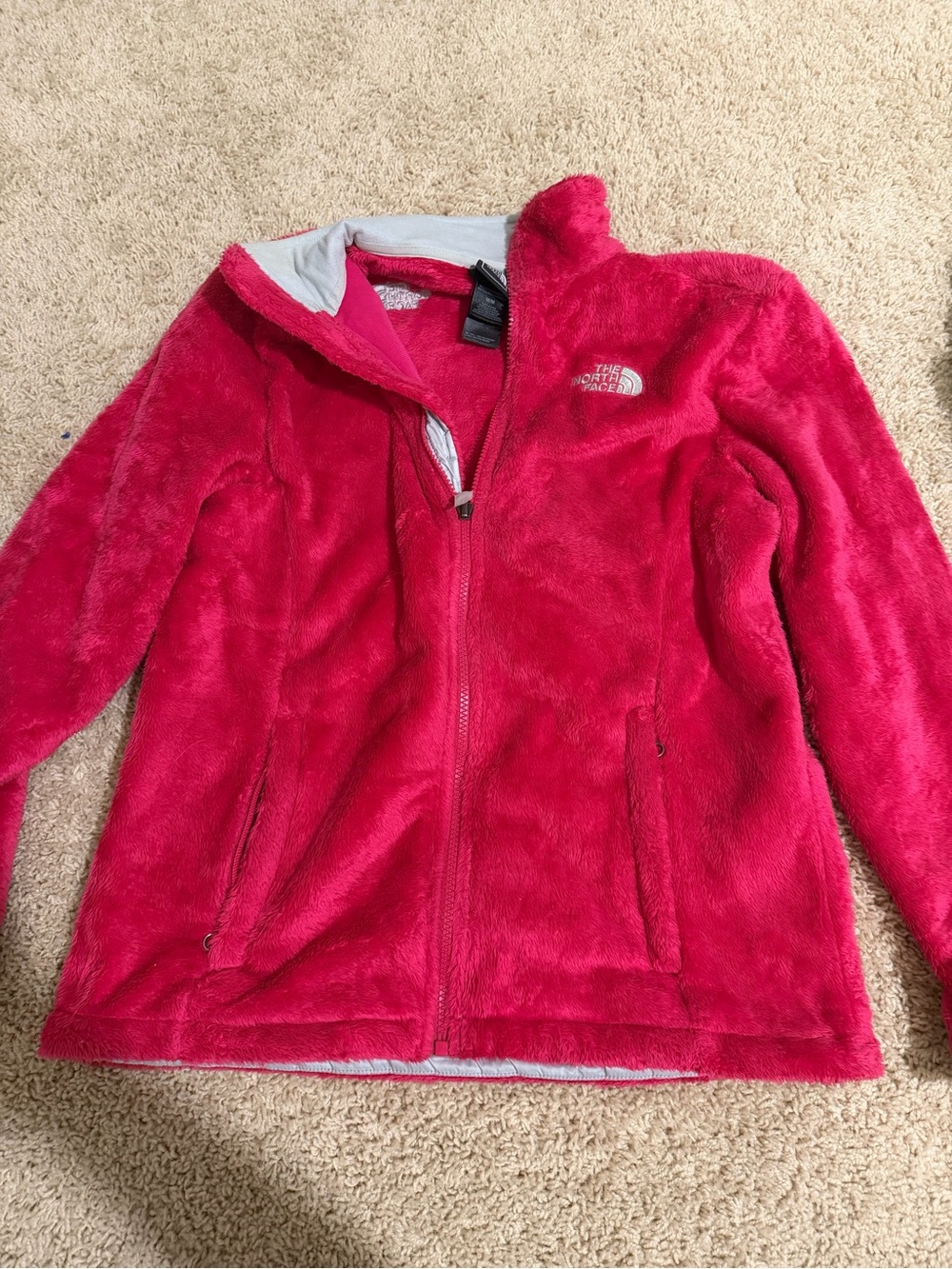 The North Face Plush Fleece Jacket - Hot Pink